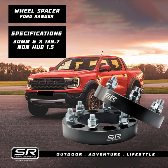 WHEEL SPACER FORD RANGER  6H X 30MM 1.5 (NON HUB)